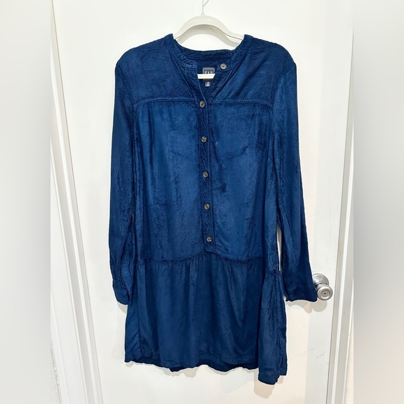 GAP Dresses & Skirts - GAP Navy Blue Long Sleeve Corduroy Dress